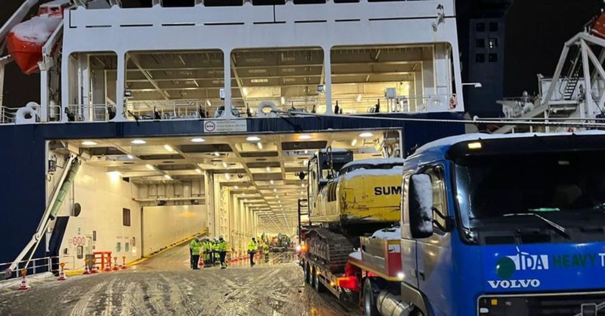 DFDS yardım gemisi İskenderun’da