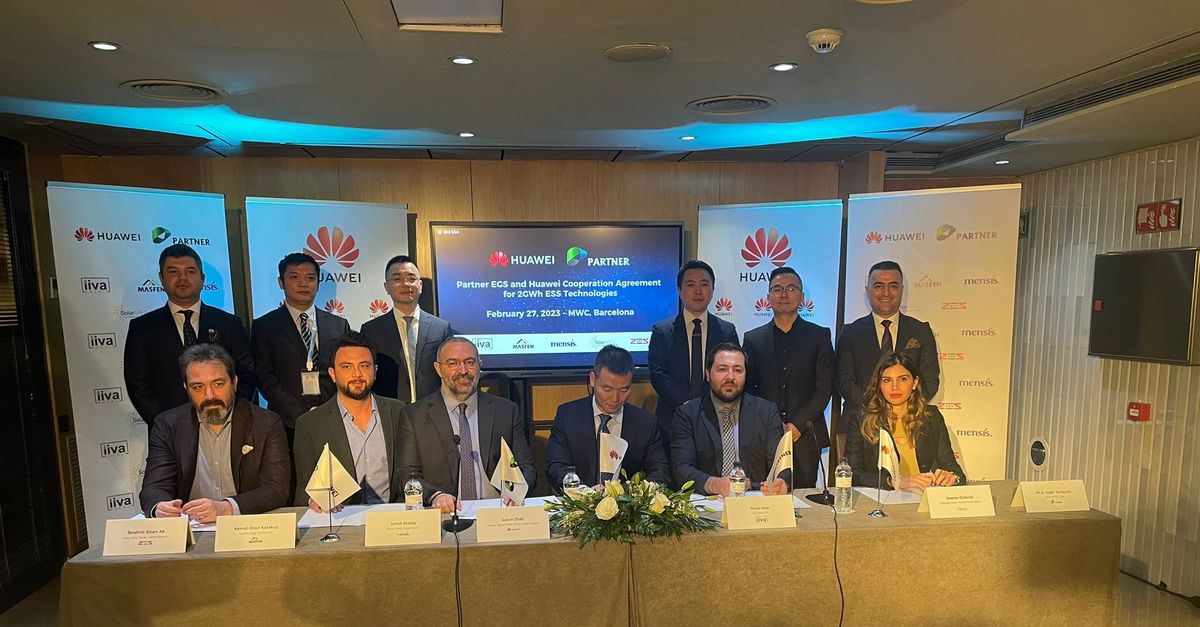 Huawei ile beş Türk güç şirketi ortasında işbirliği protokolü
