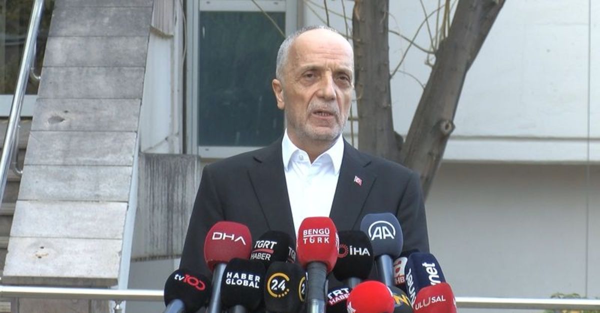 Türk-İş Lideri Atalay takım talebini yineledi